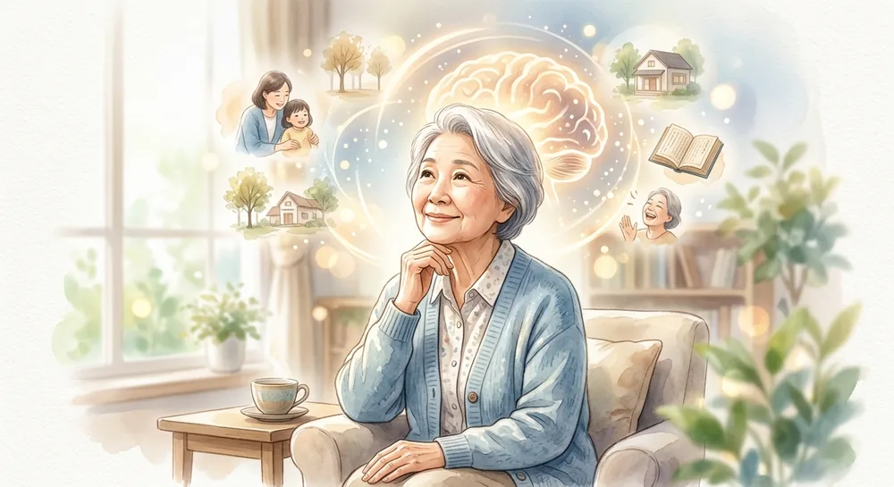 長輩認知與記憶示意